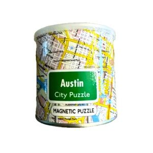💕 Austin Texas city map 100 pcs magnetic jigsaw puzzle by GEO toys